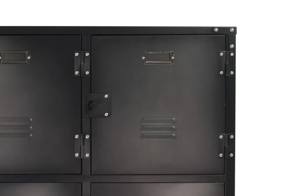 Metallschrank Vintage mit 4 Türen