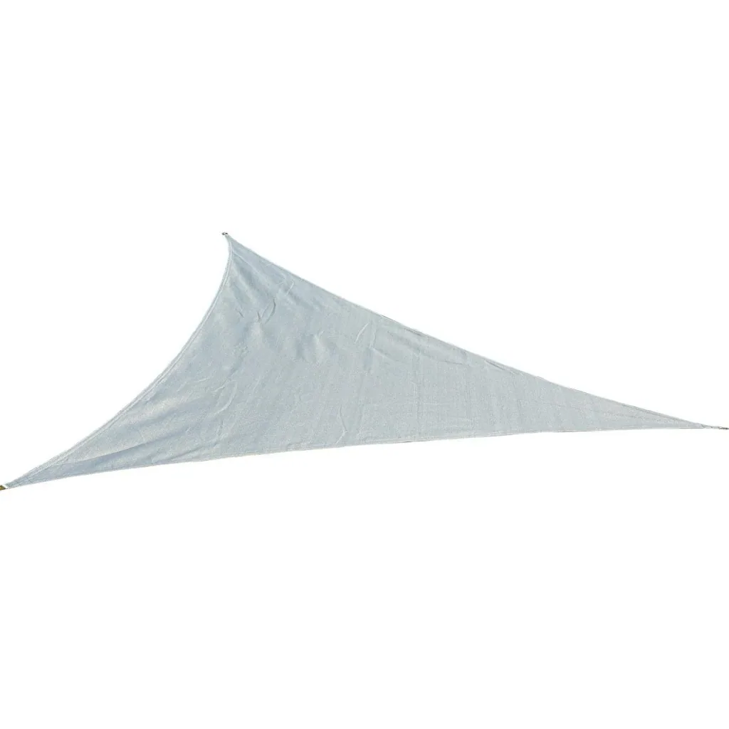 Sonnensegel Sonnendach Sonnenschutz Dreiecke Grau 6x6x6m HDPE - atmungsaktiv