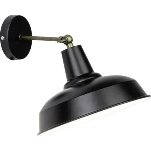 Wandleuchte Ronaldino 90099/76 schwartz messing 28 cm