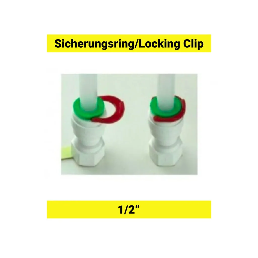 Sicherungsring für 1/2" Schlauch/Steckverbinder - für Bierleitungen & Zapfanlagen