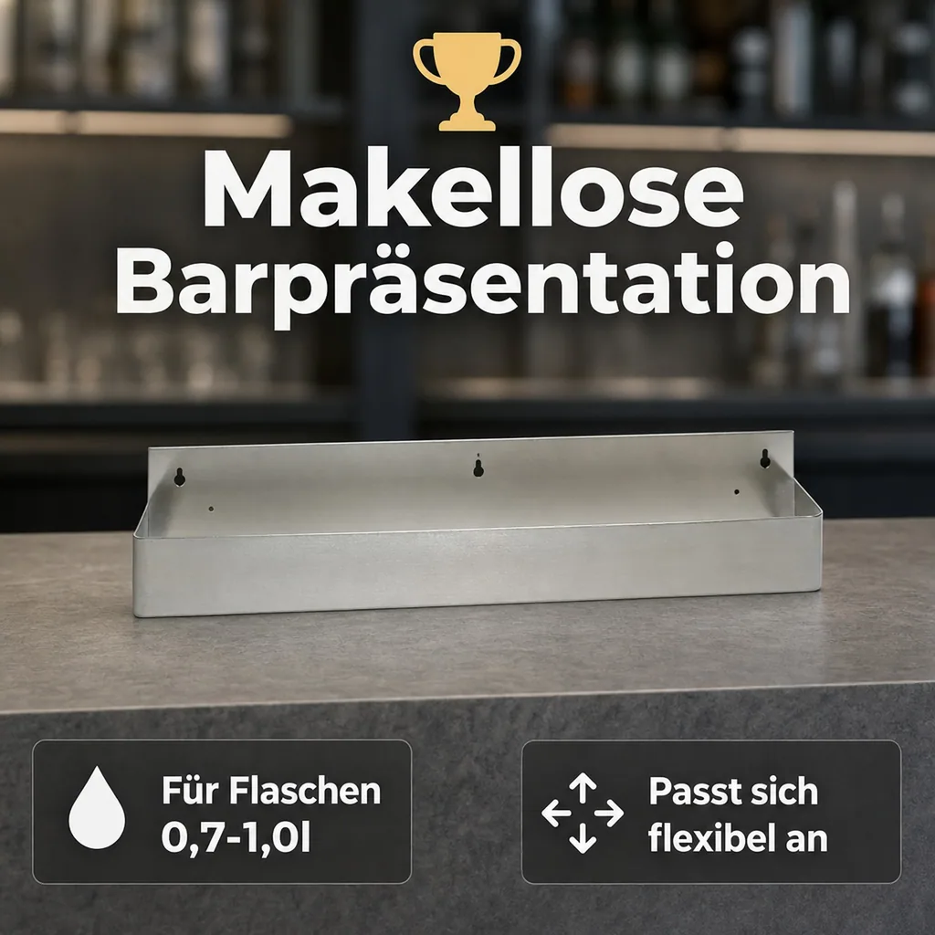 Flaschenregal, Speed Rack für 8 Flaschen, Profi-Flaschenhalter