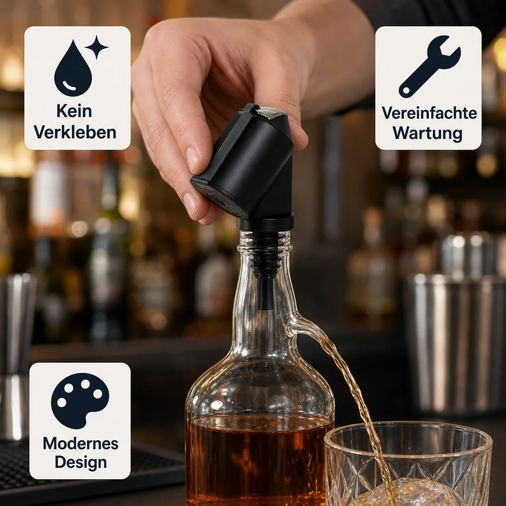 Portionierer, Dosiergerät Bottle Master 3000 - für 0.5 - 1.5 Liter Flaschen, Ausgießer, 2.1 cl
