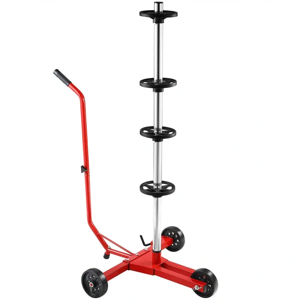 Reifenbaum Mobile Rot Aluminium, Reifen bis 225mm