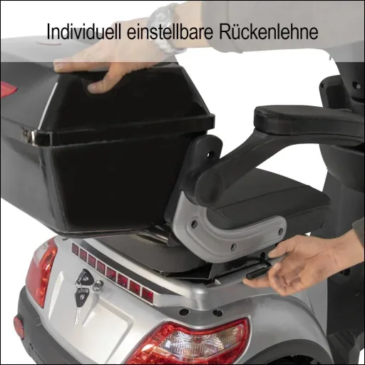 4-Rad E-Mobil Palermo 25 km/h rot
