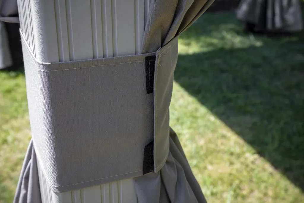 Sojag Vorhang-Set für Messina 1012 Taupe – Seitenvorhänge aus Polyester