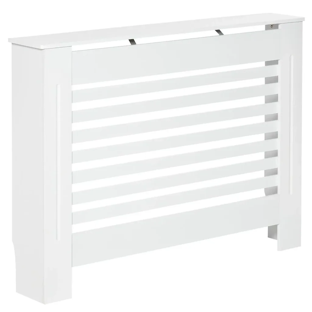 Heizkörperverkleidung Heizkörperabdeckung Heizungsverkleidung Heizkörper Radiator Cover Abdeckung MDF Weiß 112 x 19 x 81