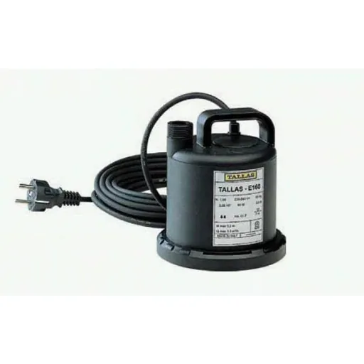 Flachwasser-Tauchmotorpumpe E 160 NA, flachansaugend bis 3 mm, 90 Watt