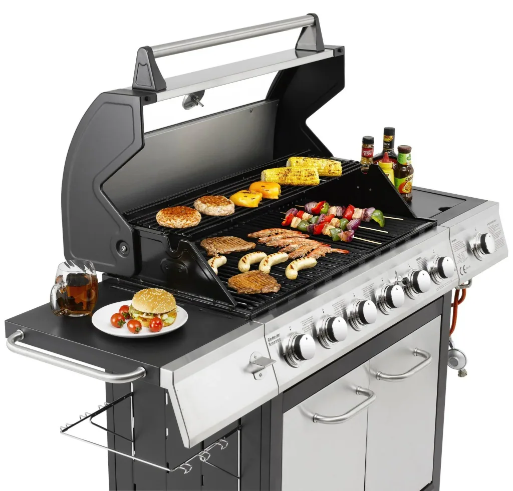 Edelstahl-Gasgrill "Long Beach"
