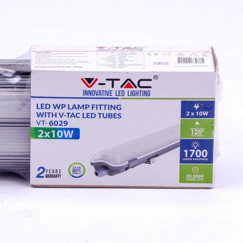 LED-Leuchtstofflampe 60cm - 20W - 4000K - 1700 Lumen - IP65