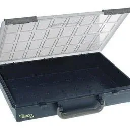 NL Sortimentskasten / Aufbewahrungsbox - Enthält 32 herausnehmbare Schalen - 26,1 x 33,8 x 5,7 cm