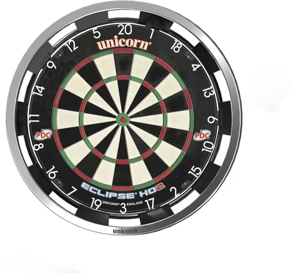 LED Dartboard "Solar Flare" Beleuchtung mit integriertem Surround