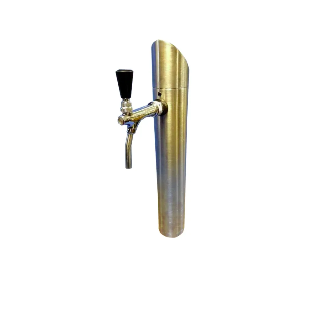 Schanksäule, Bierzapfsäule - Modell Tower, TIN-goldfarben (kratzfeste Goldoptik), 1-leitig