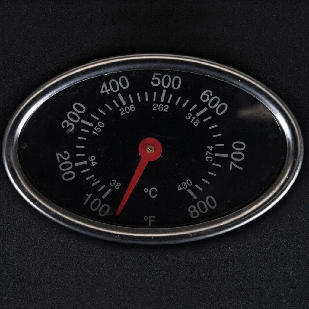 Vargan Gasgrill - 3 Brenner - Grillfläche 38 x 24,5 cm - Schwarz