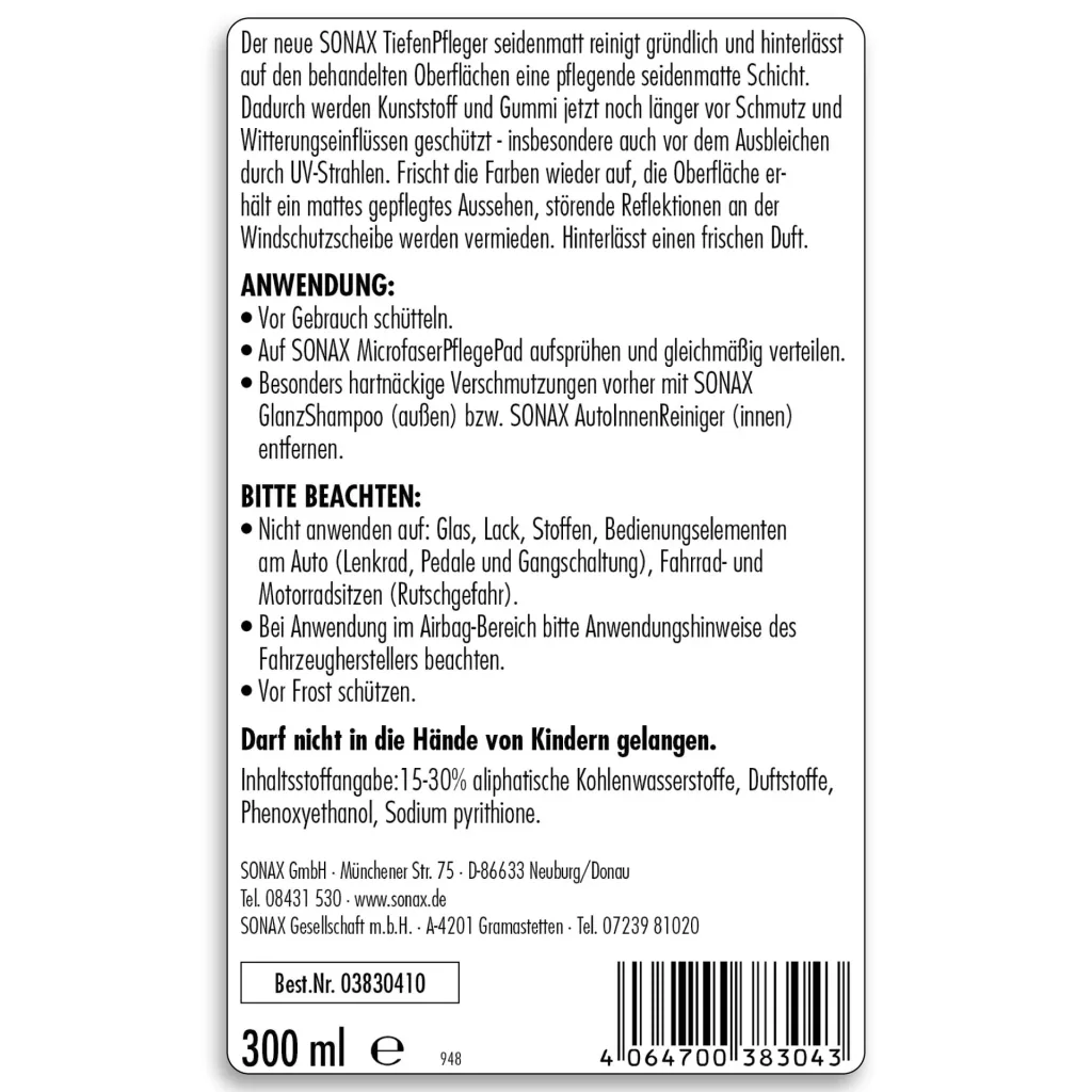 Tiefenpfleger seidenmatt 300 ml