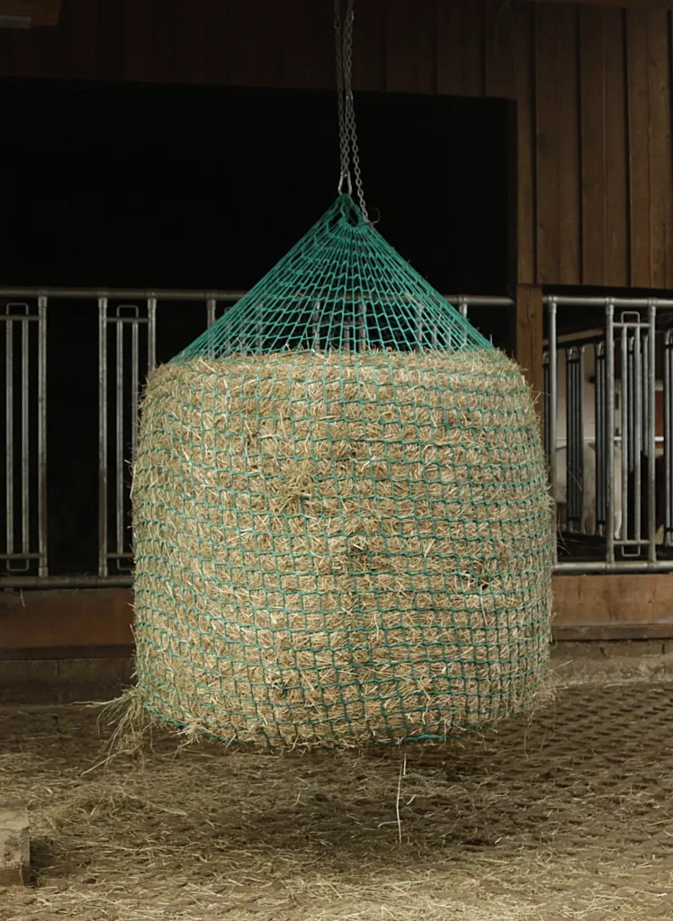Heunetz für Rundballen 150 x 180 cm zum Aufhängen