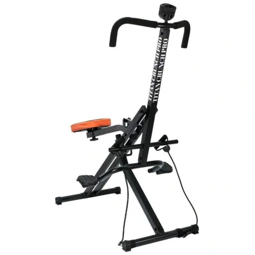 HomeAthlon Titan Crunch Pro Heimtrainer - Kernkrafttraining und Cardio - faltbar