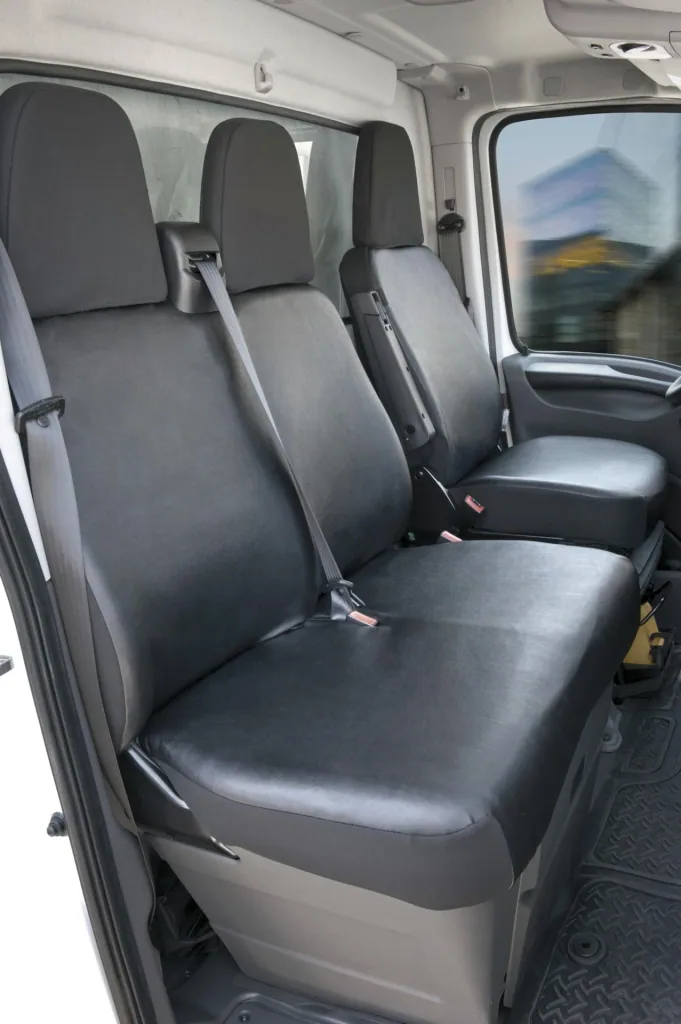 Passform Sitzbezüge - Kunstleder für CITROen Jumper, Fiat Ducato, Peugeot Boxer ab BJ 07/2006 bis 05/2014