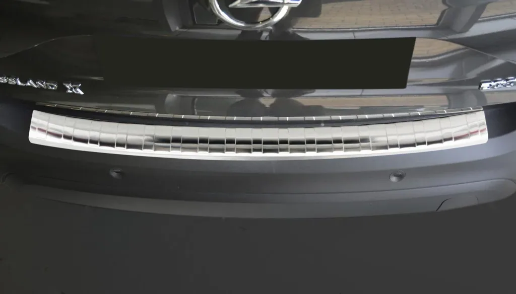 Ladekantenschutz Edelstahl für Opel Crossland X - Baujahr 2017 >