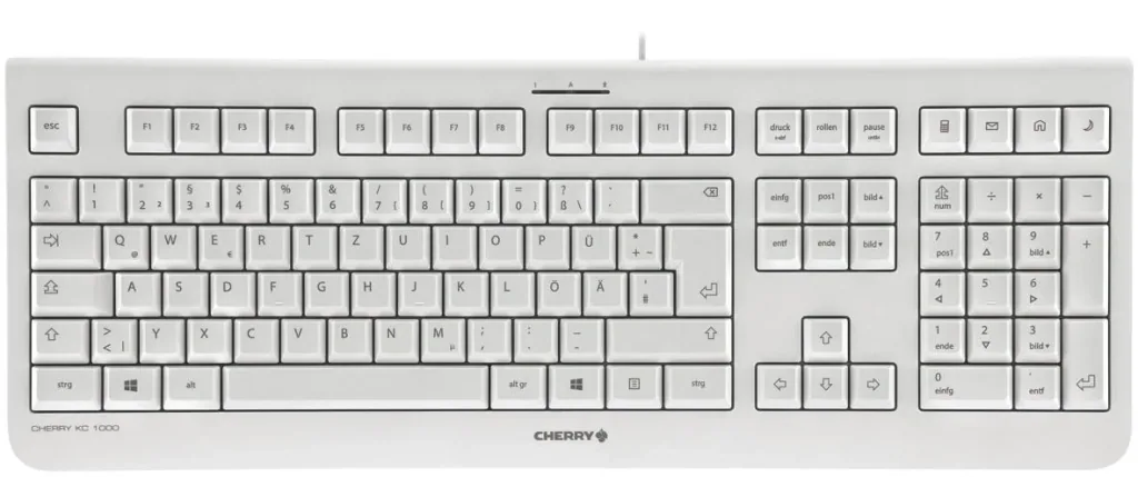 Kabelgebundene Tastatur KC 1000 grau
