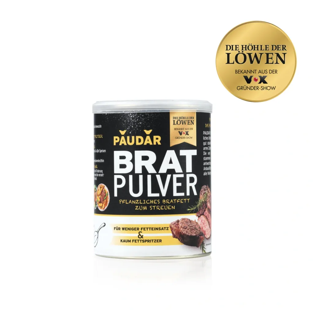 Pflanzliches Bratfett-Pulver, „PAUDAR“, 125 g