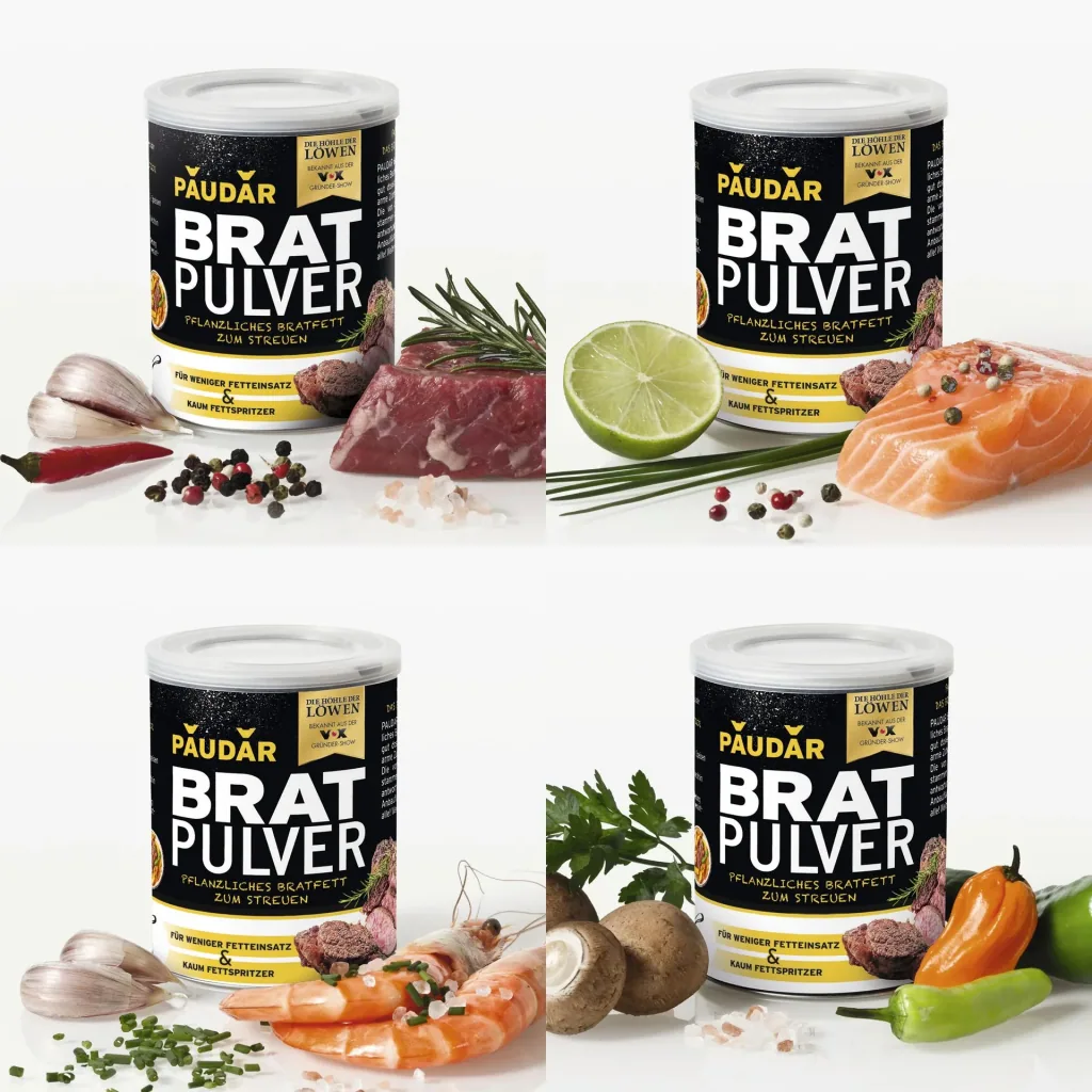 Pflanzliches Bratfett-Pulver, „PAUDAR“, 125 g