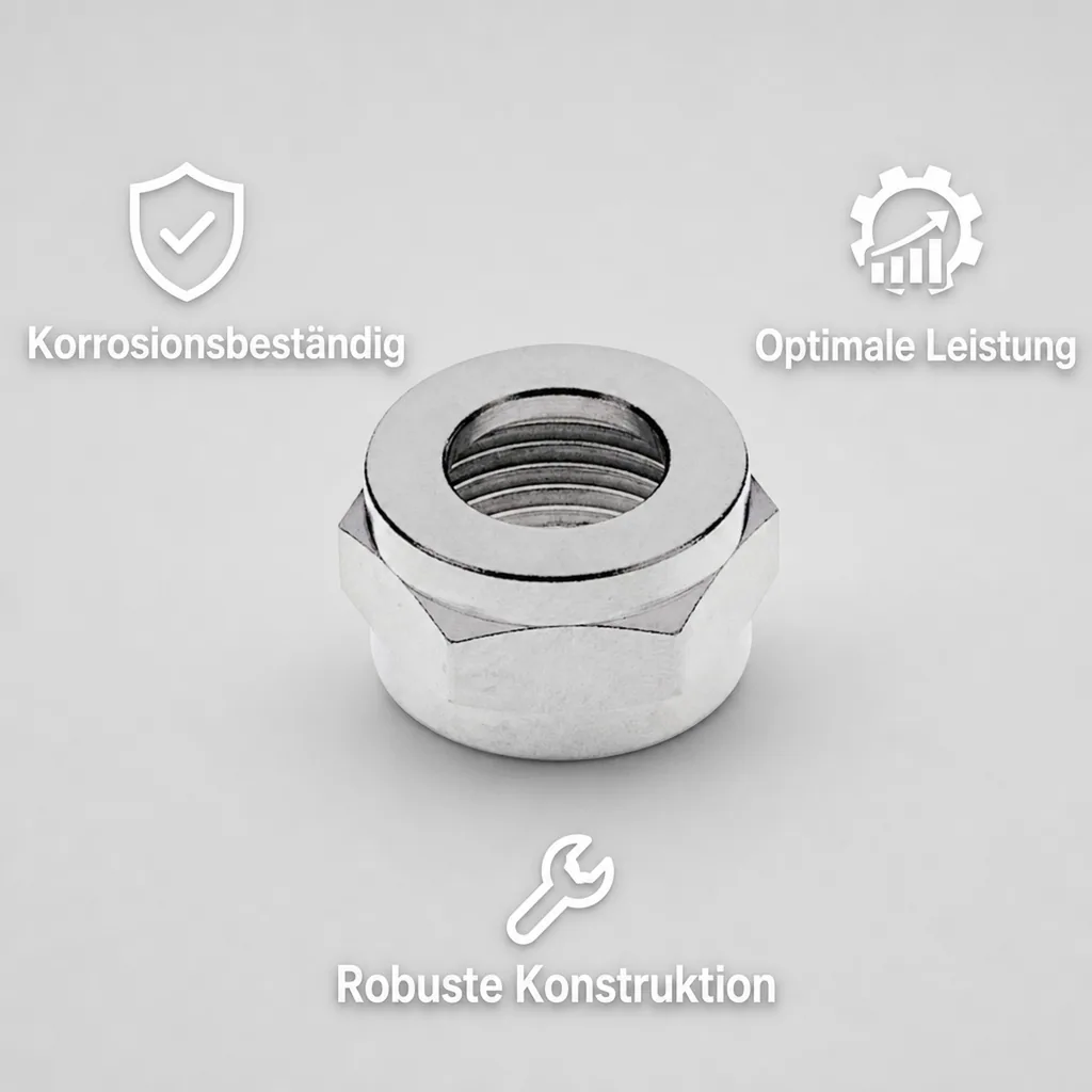 Sechskantmutter 3/4 Zoll für Co2 Schlauch