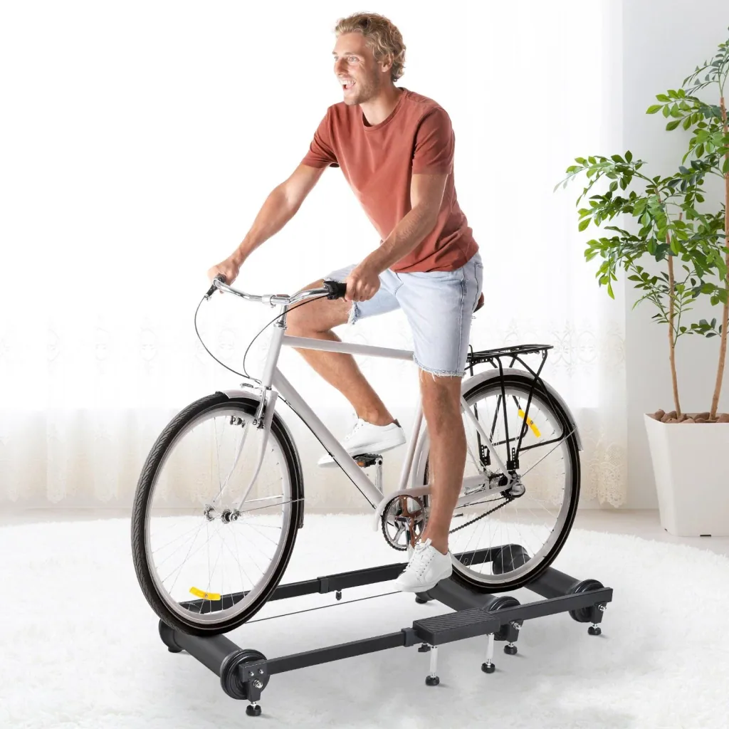 Rollentrainer Heimtrainer Indoor-Training Alu Schwarz