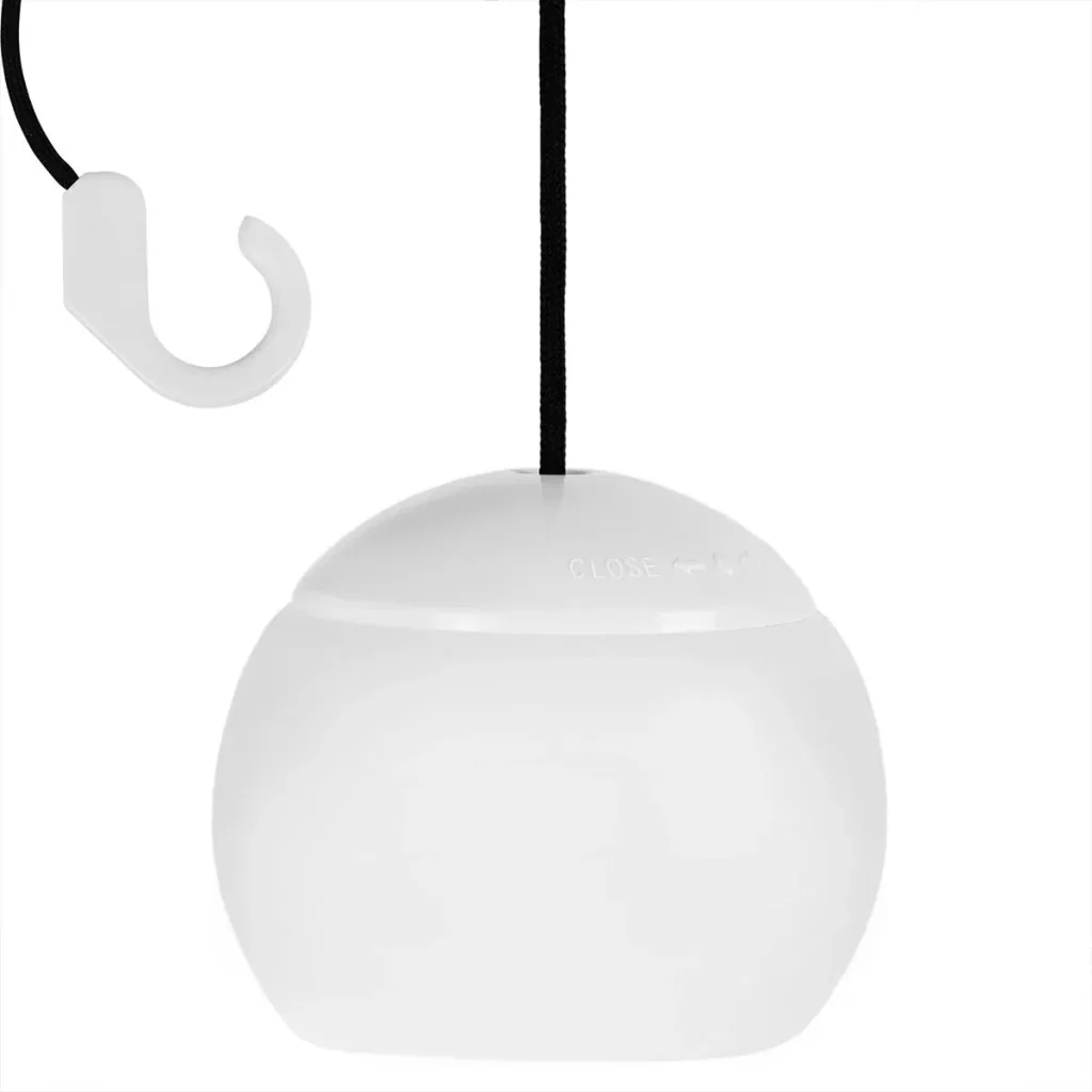 LED-Hängelampe - Außen- und Innenbeleuchtung - mit Haken - 4er-Set