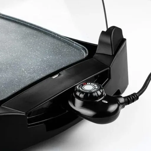Westinghouse Edelstahl-Elektrogrill - Tischgrill - 1800W - 52,8x12,3x37,7cm - Schwarzer Marmor