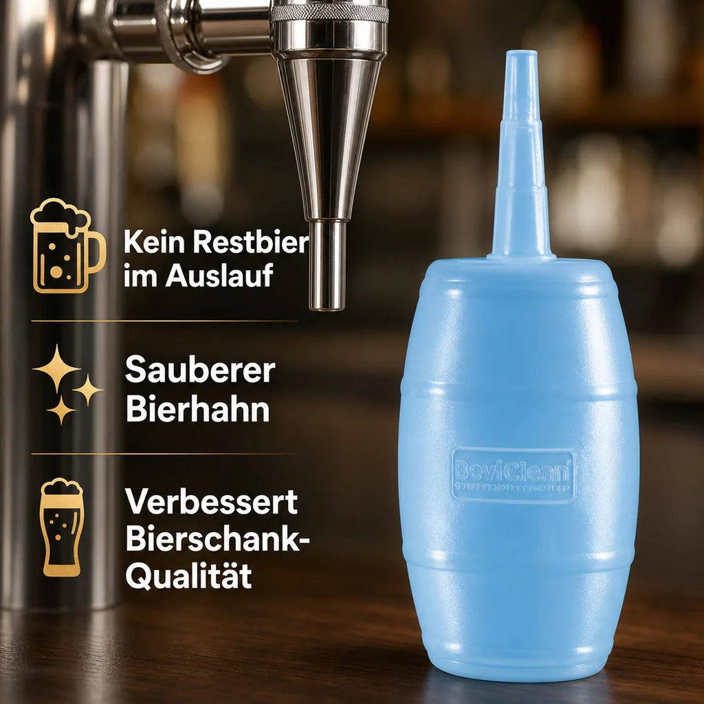 Reinigung Zapfhahn, Bierhahn Blasebalg - Reinigen & Essigfliegen vorbeugen