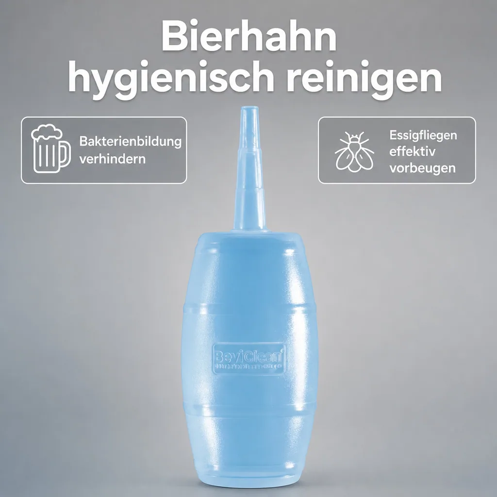 Reinigung Zapfhahn, Bierhahn Blasebalg - Reinigen & Essigfliegen vorbeugen
