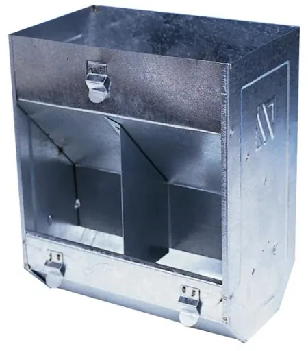 Futterautomat mit 2 Fressplätzen, HxBxT 24 x 19 x 13 cm, ca. 3 l