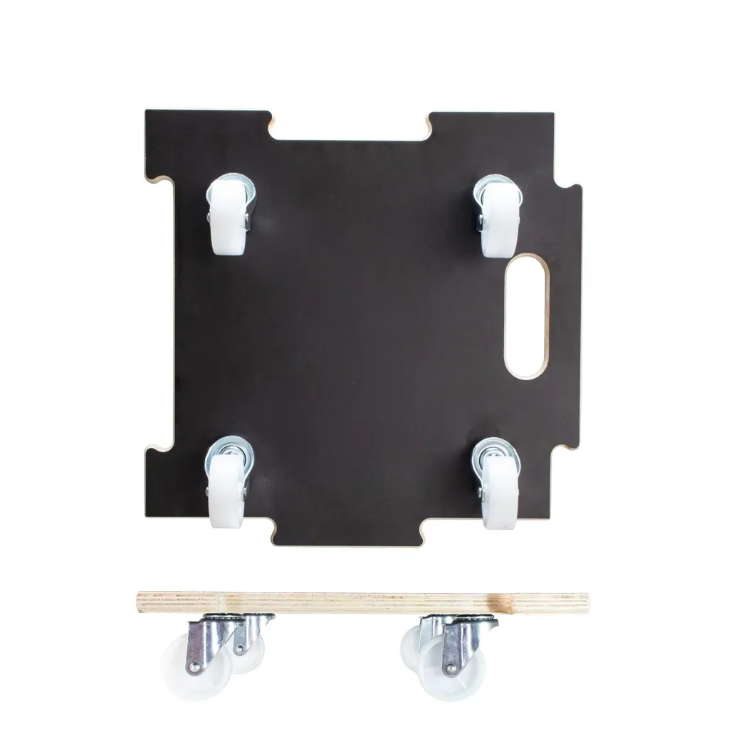 Multi Roller MR 1393, 39 x 39 x 10 cm, harte Rollen Ø 63 mm, Platte Multiplex Maxigrip FSC®, Tragkraft 200 kg