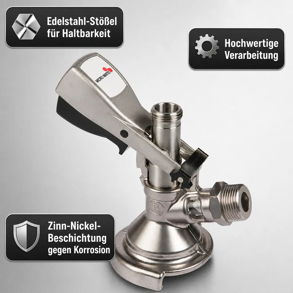 Kombi - Zapfkopf Micro-Matic, Thekenanstich