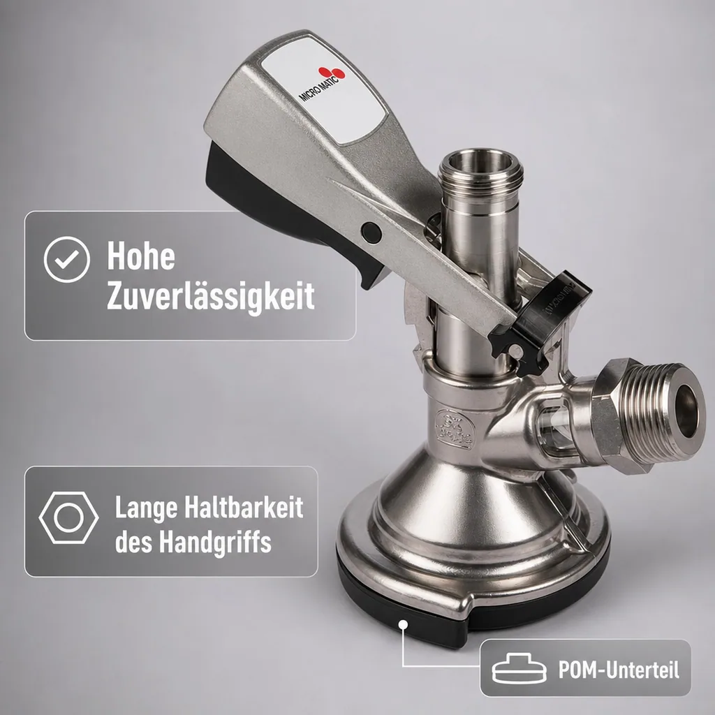 Kombi - Zapfkopf Micro-Matic, Thekenanstich