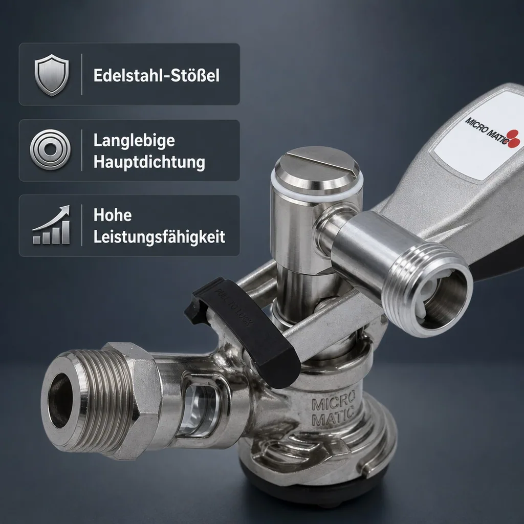 Korb - Zapfkopf, Keg Anschluss - Micro-Matic, Thekenanstich