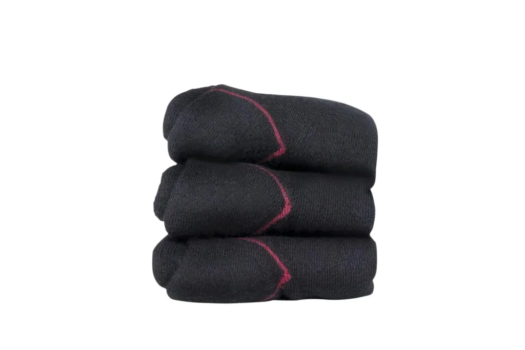 Socken mit extra weitem Bündchen, 3er Sparpack, Farbe schwarz, gr.39/42