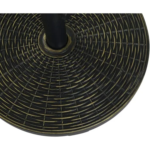 Sonnenschirmständer Schirmhalter Schirmfuß 25 kg Rattanoptik Ø35/Ø38/Ø48 mm Antik Bronze Ø53 x 30 cm