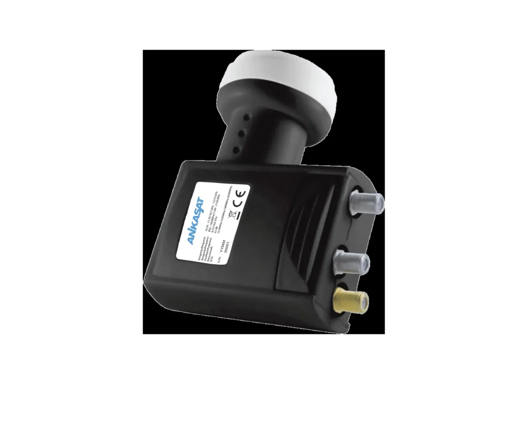Einkabel LNB 4 x Unicable Receiver und 2 Standard Ausgänge, LTE Abschirmung
