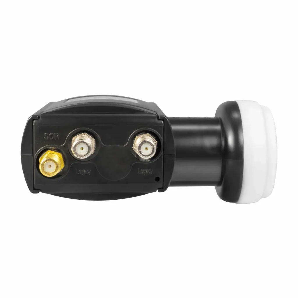 Einkabel LNB 4 x Unicable Receiver und 2 Standard Ausgänge, LTE Abschirmung