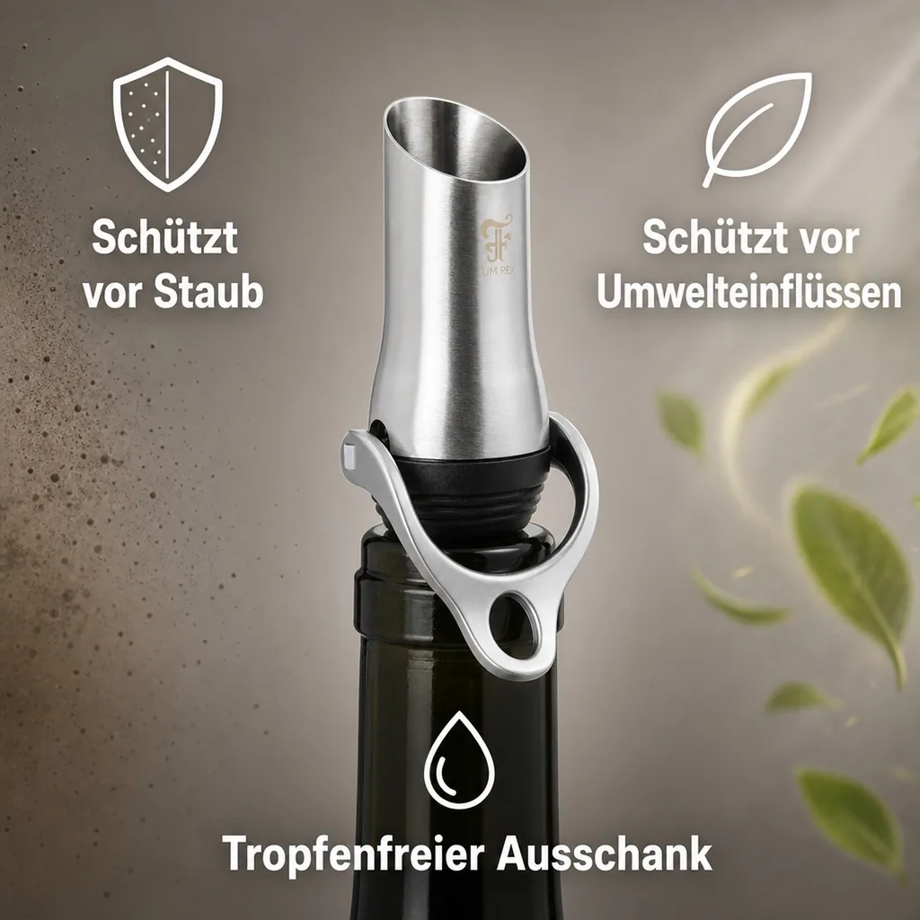 Weinausgießer - The Tulip, mit Hebelverschluss