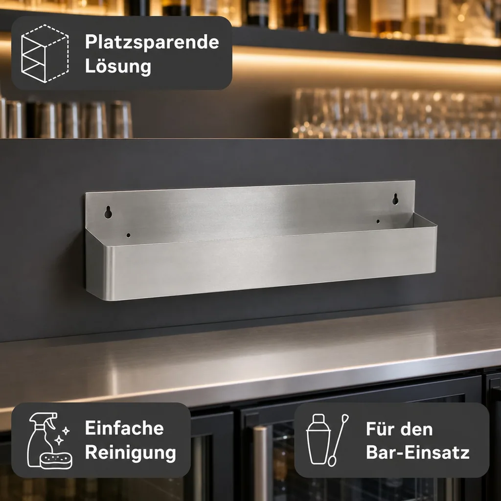 Flaschenregal, Speed Rack für 6 Flaschen, Profi-Flaschenhalter