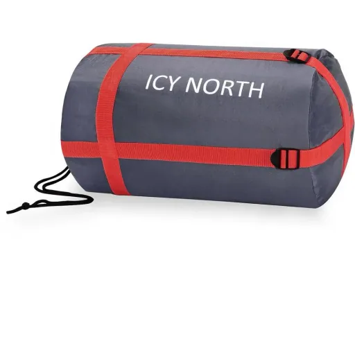 Schlafsack Bergsteiger Icy North dunkelblau + dunkelrot