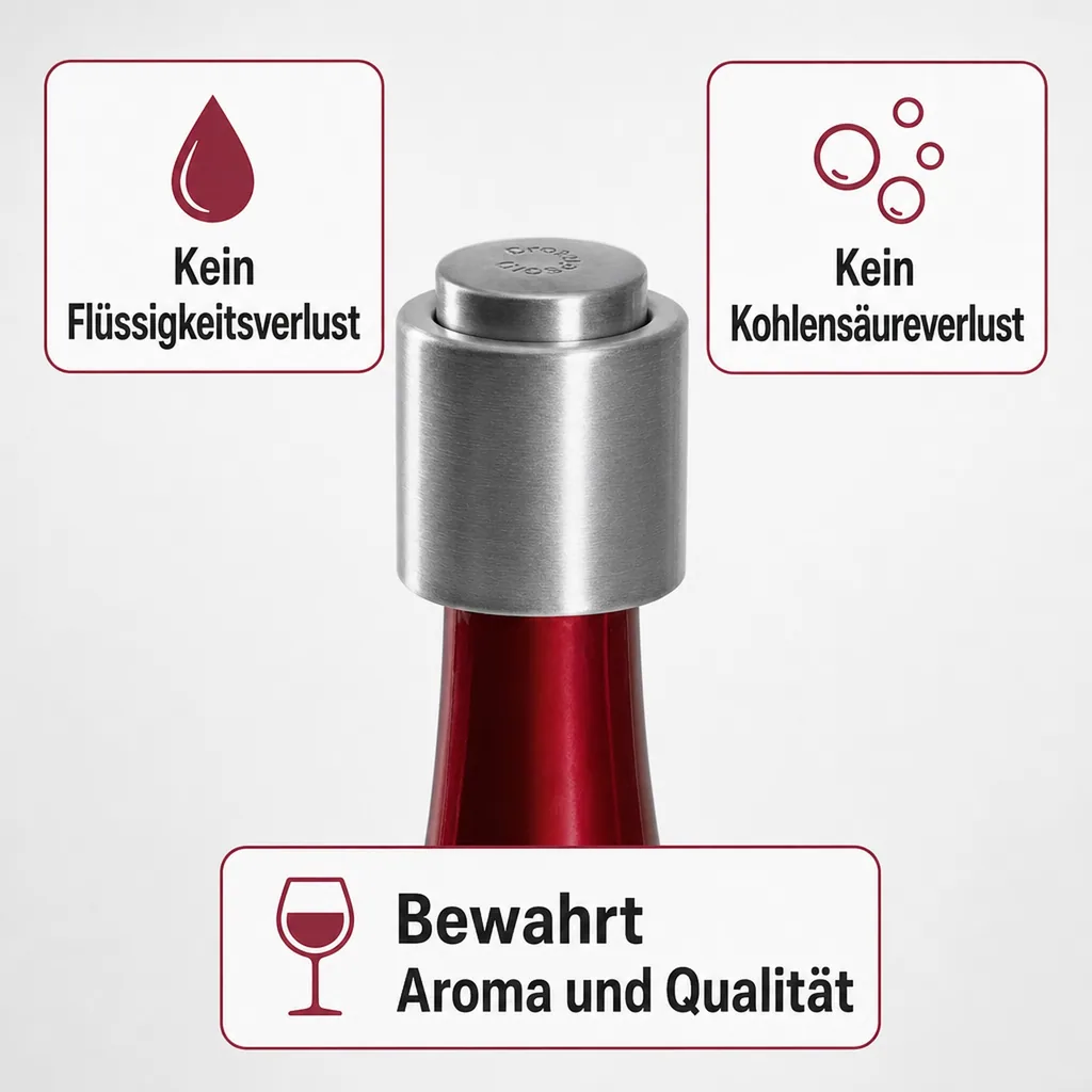 Weinstopfen, Champagnerstopfen - Drop & Close