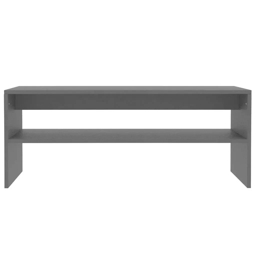 Couchtisch 100x40x40 cm Spanplatte schwarz