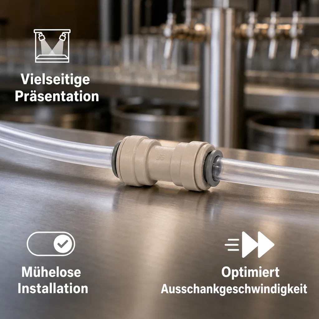 Gerader Reduzierer-Verbinder 1/2" auf 3/8"
