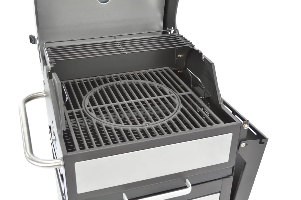 Holzkohlegrill, Grillwagen, 114 cm
