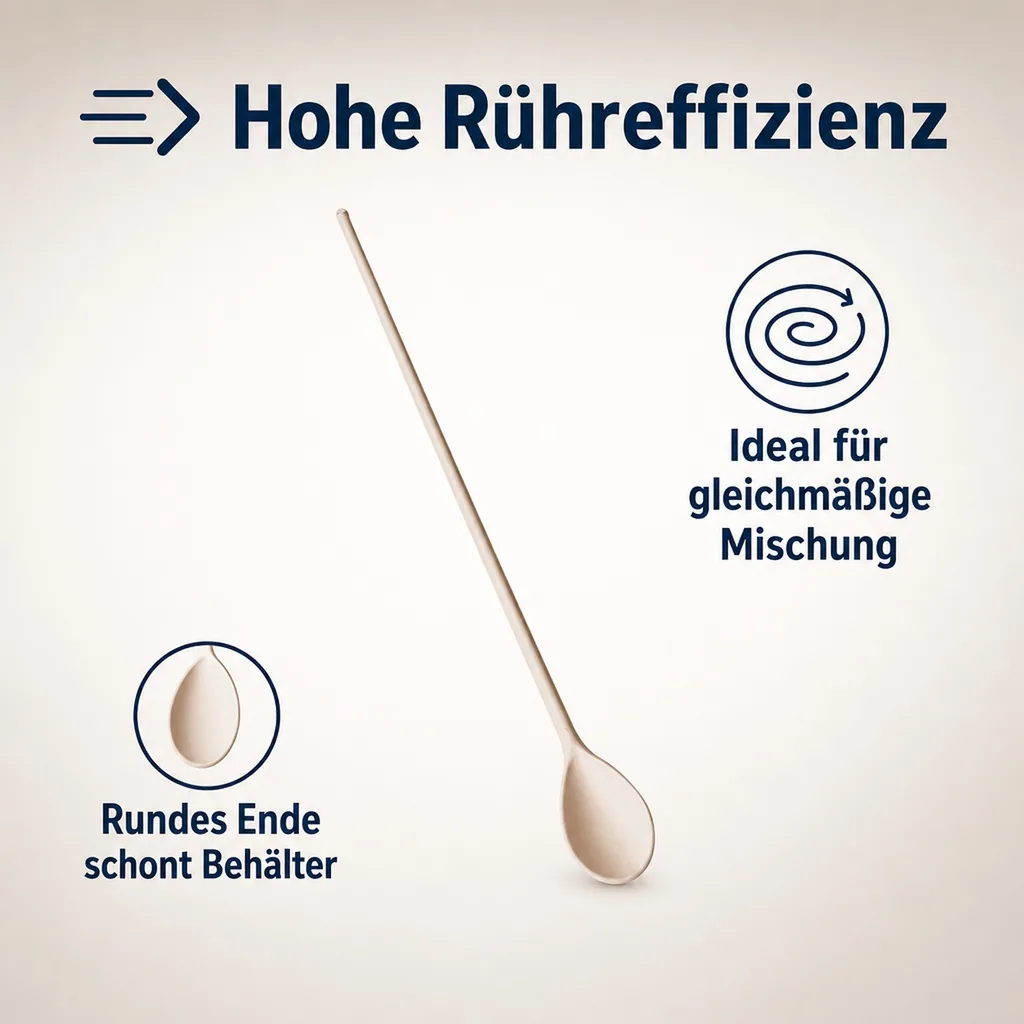 Bierlöffel aus Kunststoff - Hitzebeständig & Ideal für Gleichmäßige Mischung, 80cm