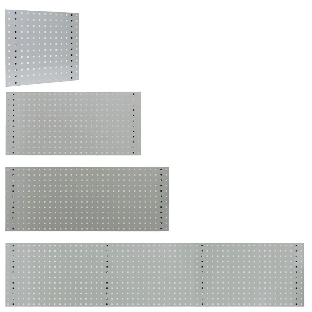 Lochplatte 1177mm x 456mm, RAL 7035