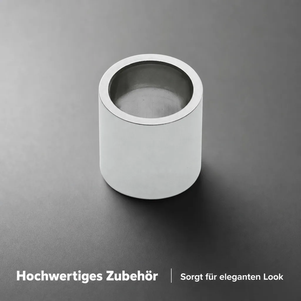 Distanzhülse, Abstandshalter, Abstandshülse - für Schankhahngewinde, 30 mm, Chrom